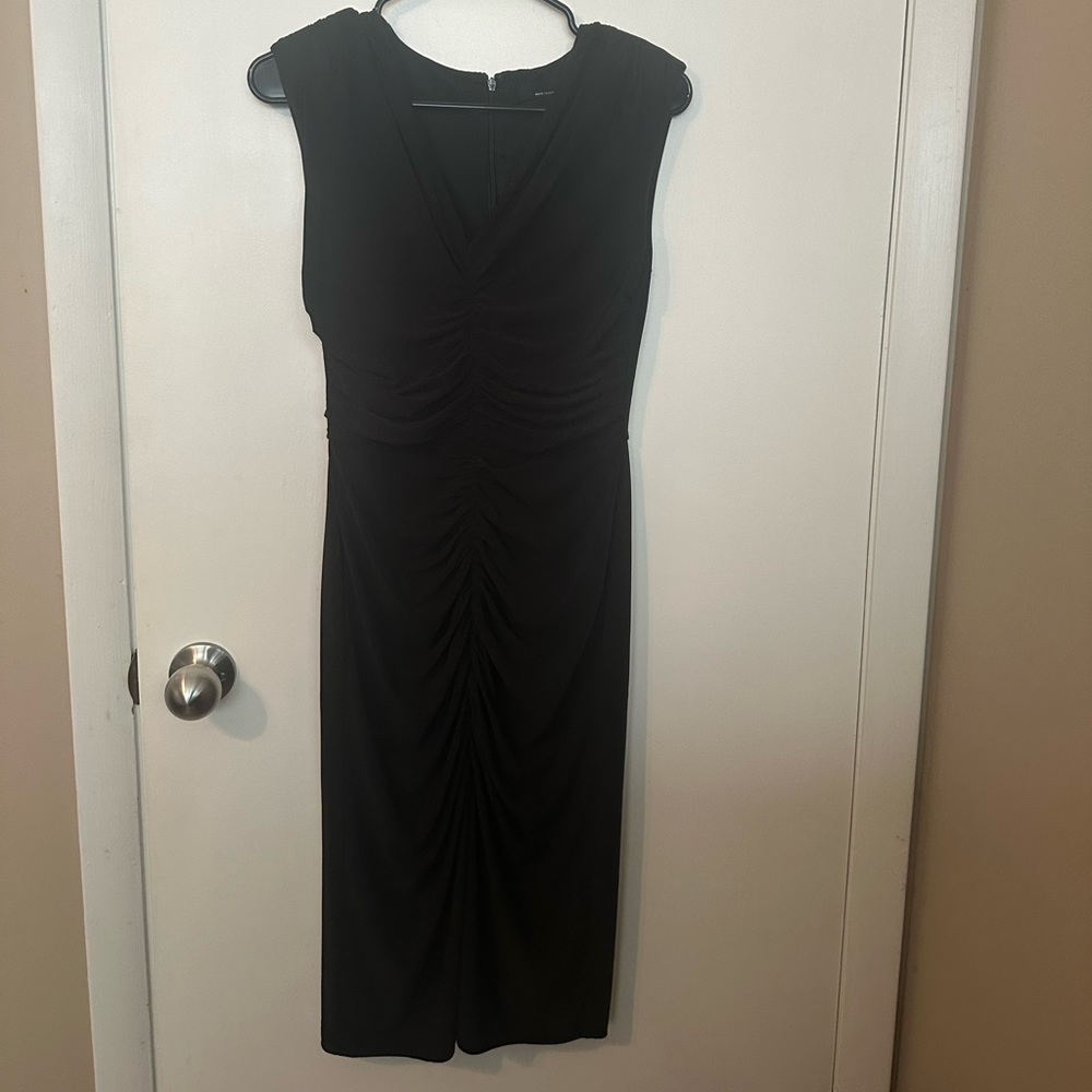 White House Black Market Elegant Black Sleeveless Dress